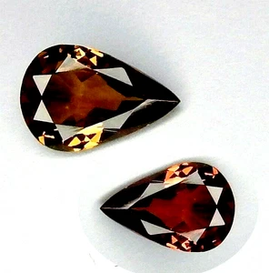 1.9ct VVS Color Change Garnet Orange to Red Natural Mined Unheated Faceted Pear - Picture 1 of 3