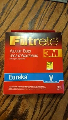 Filtrere Eurka V vaccum Cleaner Bags. Box Of 3 - Image 1 of 4