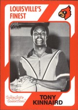 1989-90 Louisville Collegiate Collection Multi-Sport Card #69 Tony Kinnaird