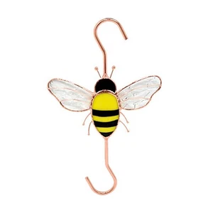 STAINED GLASS BUMBLEBEE SUNCATCHER HOOK - Picture 1 of 1