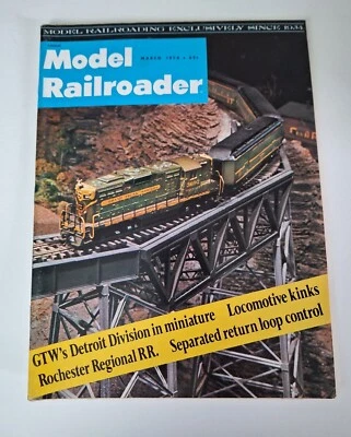 Model Railroader Magazine March 1974 - Image 1 of 2