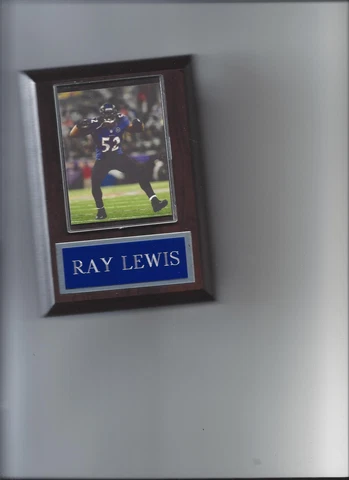 RAY LEWIS PLAQUE BALTIMORE RAVENS FOOTBALL NFL Cover