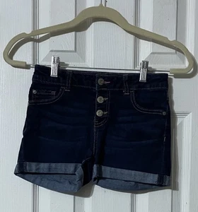 Arizona Jeans Shorts Girls 12 Adjustable Waist Denim - Picture 1 of 7