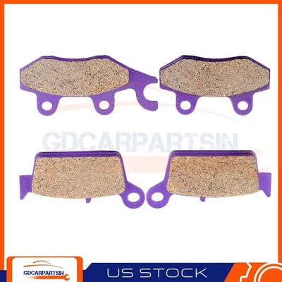 2 pares de pastillas de freno delanteras y traseras para Kawasaki KLX250S 2009-2010 2012-2014 Foto 1 de 4