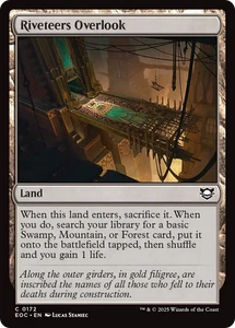 Riveteers Overlook #172 | NM | Edge of Eternities Commander EOC Magic MTG - Bild 1 von 1
