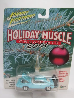 Johnny Lightning 假日肌肉摆件 2001 年蓝色 Daytona 全新未拆封 MOC — 第 1/4 张图片