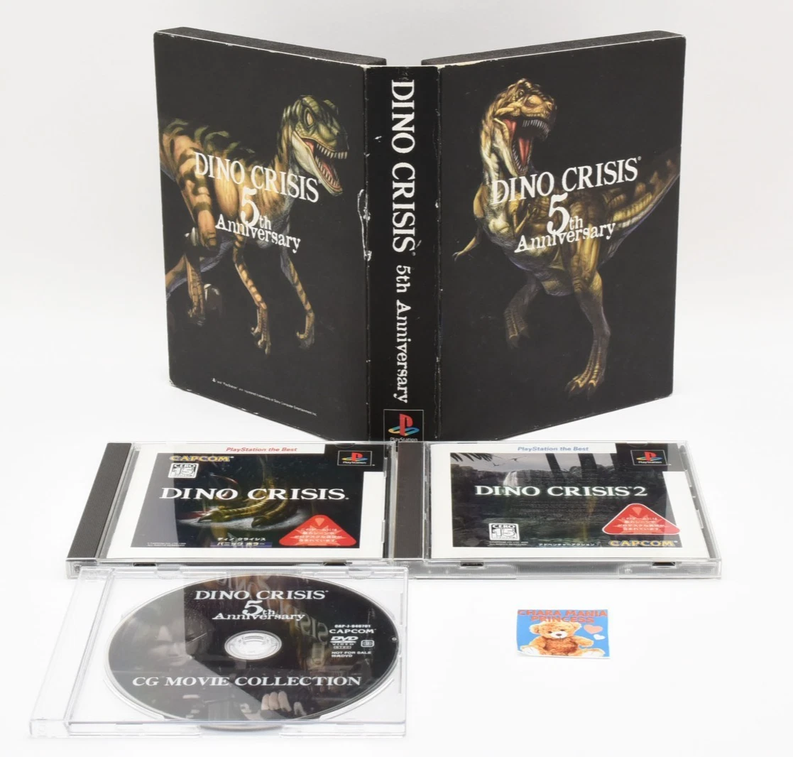 Sony PS1 Dino Crisis 5th Anniversary Box LE w/Movie DVD Capcom