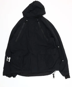 Moah Men’s Black XL Hooded Parka Jacket with Zip Pockets - Picture 1 of 12