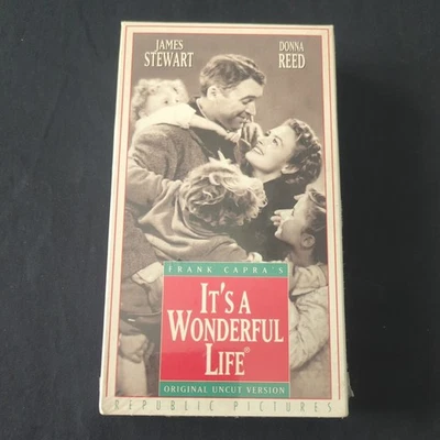 It’s A Wonderful Life VHS Tape New Sealed James Stewart Donna Reed 1946 - Image 1 of 2