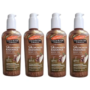 Kakaobutter Formel mit Vitamin E, Shimmer Radiance Körperöl 150ml 4er Pack - Bild 1 von 3