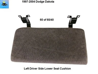97 98 99 00 01 02 03 04 Dodge Dakota Cojín Asiento Trasero Izquierdo 60 de 60/40 Foto 1 de 4