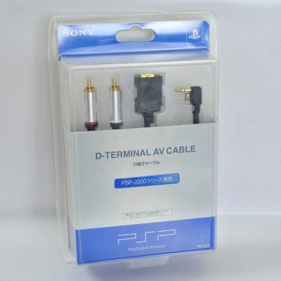 D-TERMINAL AV CABLE PSP-2000 Boxed Unused PSP-S170 Playstation Official 01 - Image 1 of 4