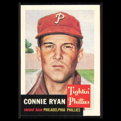 Connie Ryan #102 1991 Topps Archives 1953 Philadelphia Phillies Baseball Card NM - Image 1 of 3