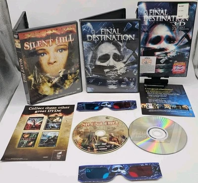 Silent Hill DVD Full Screen The Final Destination 3D DVD w/ Glasses Inserts... - Image 1 of 4