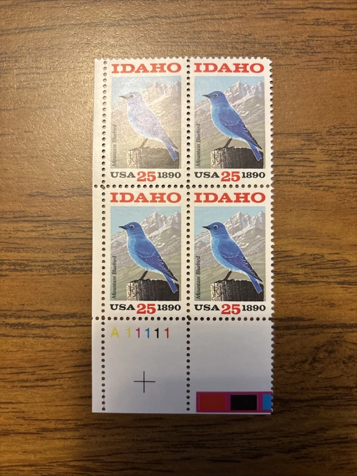 1990 25c Idaho Statehood Mint Stamp Plate Block #2439 - Image 1 of 1