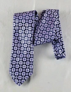 Canali 1934 Ties Mens Purple  58 3 Geometric Current Silk Italy Designer  - Picture 1 of 12