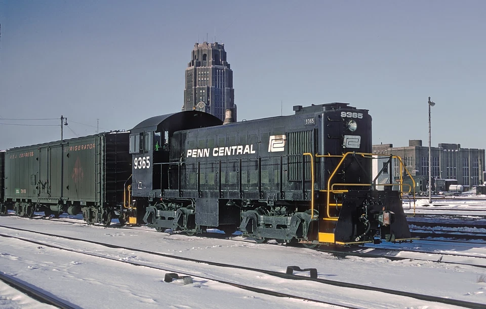 PC Alco S-1 No. 9365 5 x 7 Photo at Buffalo, New York on December 20, 1969 - Image 1 of 1