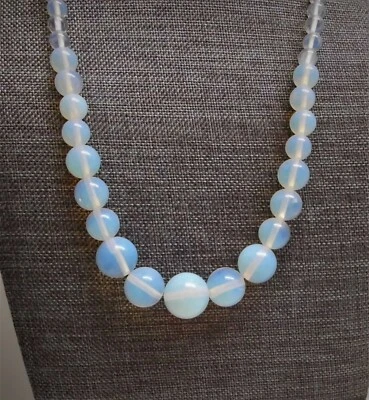 Collar OPALITE Piedras Preciosas 18" 6 - 14 mm Cuentas Graduadas Nuevo *EE. UU. *OFERTA* Foto 1 de 4