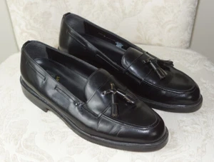 Mocasines, zapatos de vestir NUNN BUSH de cuero con borla cómoda negros para hombre talla 10,5 M - Imagen 1 de 9