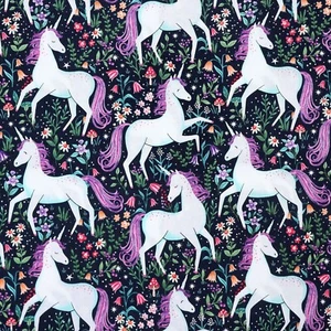 100% Cotton Fabric, Northcott - Unicorn Dreams - Picture 1 of 4