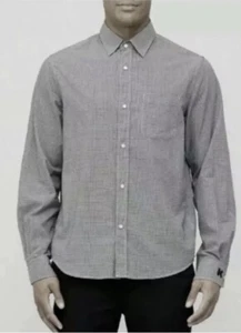 KENZO Mens Casual Checked Shirt in Off White. Size: Medium (£200rrp!!) - Picture 1 of 4