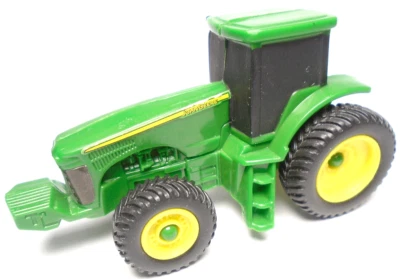 ERTL JOHN DEERE GREEN & YELLOW 1:64 DIECAST & PLASTIC 3" FARM TRACTOR - Image 1 of 4