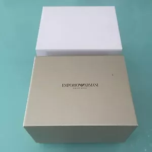 Nuevo Auténtico EMPORIO ARMANI Hombre Mujer Caja de Reloj Vacío con Embalaje Original - Imagen 1 de 6