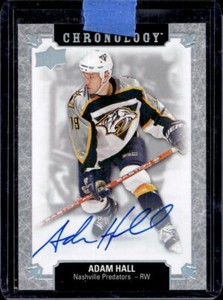 2018-19 Upper Deck Chronology Adam Hall Franchise History Auto #FH-NA-AH