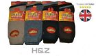Ultimate 6 Pairs Mens Black Thermal Socks, Thick Warm Work Boot Socks Size 6-11