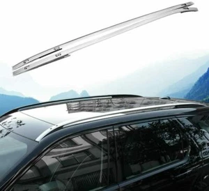 2Pcs Aluminum Top Roof Rail Rack Side Rail Bar Fit for Discovery Sport 2015-2020 - Picture 1 of 9