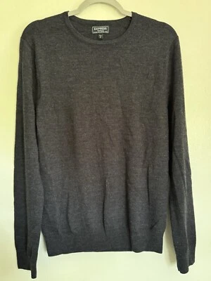 EXPRESS Modern Fit Extra Fine Merino Wool Crew Neck Sweater - Men's Size Small - Image 1 of 4