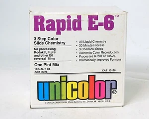 Unicolor Rapid E6 E-6 3 Step Color Slide Chemistry Darkroom Developing - Picture 1 of 2