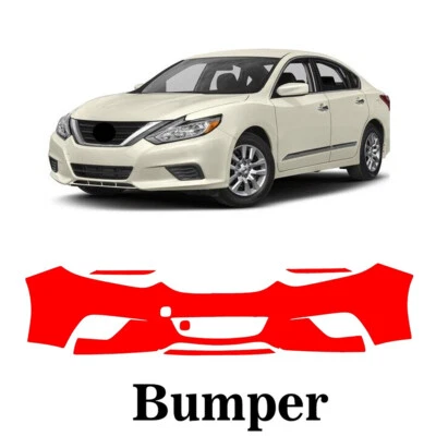 Película de protección de pintura PPF precortada para parachoques delantero para Nissan Altima 2016 2017 Foto 1 de 4