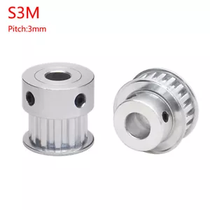 S3M 12T-40T Timing Belt Pulley Pitch 3mm With Step CNC Drive Pulleys Width 7mm - Picture 1 of 6