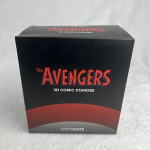 Marvel The Avengers  3D Comic Standee Original Loot Crate New Unopened - Picture 1 of 7