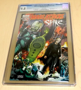 MARS ATTACKS SPIKE BUFFY THE VAMPIRE SLAYER INCENTIVO CGC 9,8 PÁGINAS BLANCAS IDW - Imagen 1 de 3