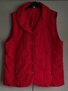 Gina Laura Steppweste Damen Weste Farbe Rot XXL Neu Ärmellos - Bild 1 von 4