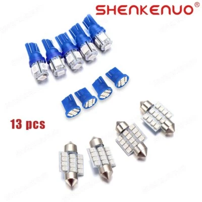 Kit de equipamiento interior luces LED azules 13 piezas para Ford F-150&Explorer 2017-2015 Foto 1 de 4
