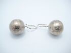 Sterling Silver 1/2" Ball Dangle Earrings