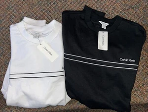 Calvin Klein Crew Neck Sweatshirt Black M,XL, & White L,XL GRAY S 1801857 (B37) - Picture 1 of 3