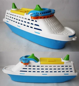 ADRIATIC PLASTIC CRUISE SHIP BOAT SUMMER BEACH TOY MADE IN ITALY 16"/40cm NEW ! - Picture 1 of 7