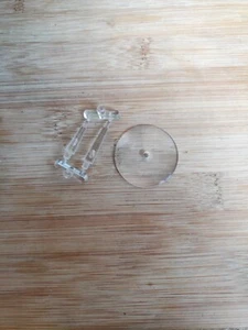 Base de vuelo transparente 32 mm + vástago superior pasador Warhammer 40k pequeño redondo - Imagen 1 de 5