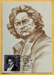 Maximum Card. Personalities/ Ludwig van Beethoven. Moldova  - Picture 1 of 2