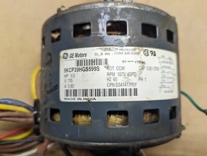Trane Furnace Blower Motor 1/3HP 115v X70671687010, D341417P01, 5KCP39HGS599S - Foto 1 di 7