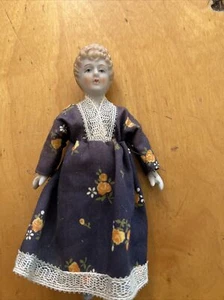 Miniatur Porzellan Großmutter Puppen 6 Zoll Paar Puppenhaus Japan G60 - Bild 1 von 4