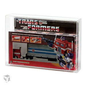 Acrylic Display Case - Boxed Hasbro Transformers G1 Optimus Prime MIB (TFC-001)