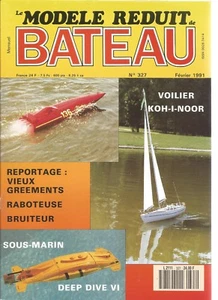 MODELE REDUIT DE BATEAU N°327 SM DEEP DIVE VI / LE LAITON / VOILIER KOH-I-NOOR - Picture 1 of 2