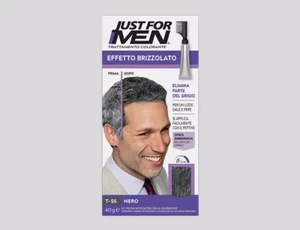JUST FOR MEN Trattamento colore capelli Graduale Uomo Touch Of Gray Nero Tintura - Foto 1 di 2