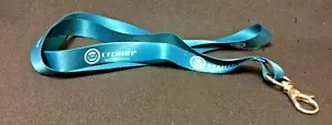 Crown by Harman Dark Teal Green White Logo Satin Feel Lanyard SWAG NEW BAG - Picture 1 of 3
