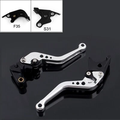 Short Brake Clutch Levers Fit For Suzuki B-King 2008-2011 Silver H0 - Image 1 of 3